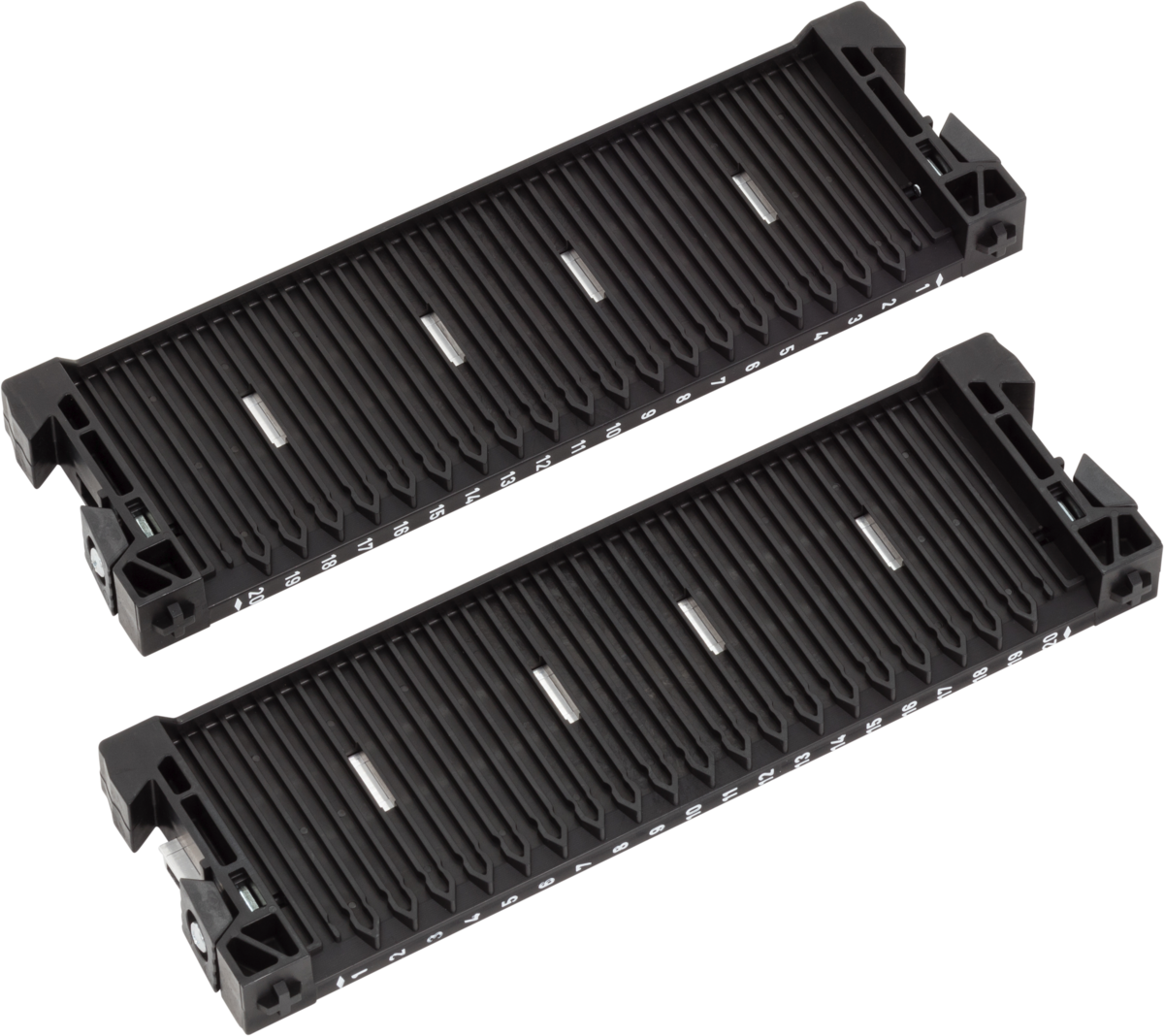 Anti-Static-ESD-Antistatic-Rack-System-for-Printed--Circuit-Boards-Slotted-wall-pair 300-Ref.-2510.000.992_1004205_255x80x13,5_01
